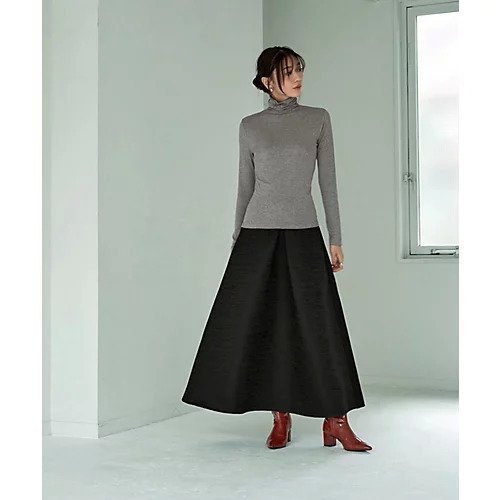 【スタイルデリ/STYLE DELI】の【LUXE】微光沢ジャガードマキシ丈タックスカート/90cm 人気、トレンドファッション・服の通販 founy(ファニー) 　ファッション　Fashion　レディースファッション　Fashion for Women　スカート　Skirts　シンプル　Simple, Minimal　スニーカー　Sneakers, Trainers　ダウン　Down, Puffer　パーカー　Hoodie, Parka　フォルム　Silhouette, Form　夏　Summer　other-2|ID: prp329100004204081 ipo3291000000034504771