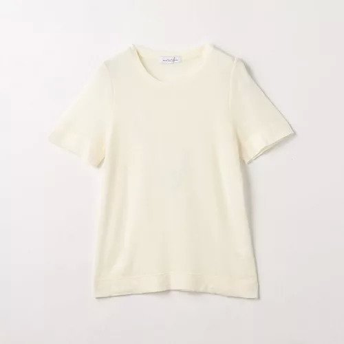 【グリーンレーベル リラクシング / ユナイテッドアローズ/green label relaxing / UNITED ARROWS】のスラブウール 5分袖 プルオーバー カットソー インテリア・キッズ・メンズ・レディースファッション・服の通販 founy(ファニー) 　ファッション　Fashion　レディースファッション　WOMEN　トップス・カットソー　Tops/Tshirt　プルオーバー　Pullover　カットソー　Cut and Sewn　インナー　Inner　カットソー　Cut And Sew　ジャケット　Jacket　トレンド　Trend　フィット　Fit　ベーシック　Basic　ボトム　Bottom　ロング　Long　エレガント 上品　Elegant　OFF WHITE|ID: prp329100004205523 ipo3291000000029141516