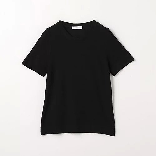 【グリーンレーベル リラクシング / ユナイテッドアローズ/green label relaxing / UNITED ARROWS】のスラブウール 5分袖 プルオーバー カットソー インテリア・キッズ・メンズ・レディースファッション・服の通販 founy(ファニー) 　ファッション　Fashion　レディースファッション　WOMEN　トップス・カットソー　Tops/Tshirt　プルオーバー　Pullover　カットソー　Cut and Sewn　インナー　Inner　カットソー　Cut And Sew　ジャケット　Jacket　トレンド　Trend　フィット　Fit　ベーシック　Basic　ボトム　Bottom　ロング　Long　エレガント 上品　Elegant　BLACK|ID: prp329100004205523 ipo3291000000029141517