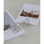 【コレカラ/collecala】のビーズフラワーピアス シルバー|ID: prp329100004208908 ipo3291000000029180849