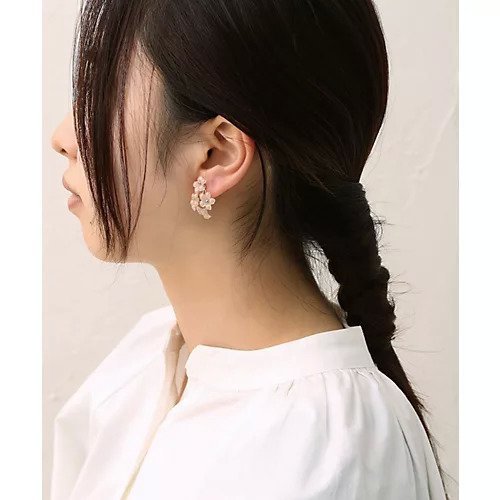 【コレカラ/collecala】のシアーフラワー ブーケイヤリング 人気、トレンドファッション・服の通販 founy(ファニー) 　ファッション　Fashion　レディースファッション　Fashion for Women　ジュエリー　Jewelry　ファッションリング　Fashion Rings　イヤリング・フープ・ドロップタイプ　Hoop, Drop & Clip Earrings　おすすめ　Recommended / Our Picks　イヤリング　Earrings　シアー　Sheer, See-Through　ドレス　Dress, One-Piece　結婚式　Wedding　other-2|ID: prp329100004208912 ipo3291000000031284855