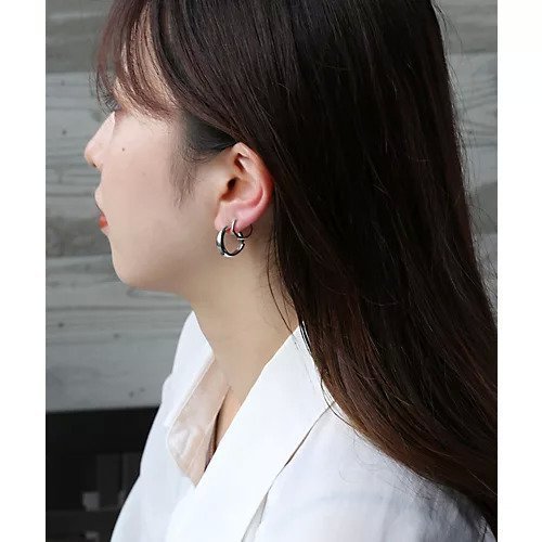 【コレカラ/collecala】のミドルフープセットイヤリング 人気、トレンドファッション・服の通販 founy(ファニー) 　ファッション　Fashion　レディースファッション　Fashion for Women　ジュエリー　Jewelry　ファッションリング　Fashion Rings　イヤリング・フープ・ドロップタイプ　Hoop, Drop & Clip Earrings　イヤリング　Earrings　シリコン　Silicone, Silicone Material　シンプル　Simple, Minimal　フォルム　Silhouette, Form　フープ　Hoop, Hoop Earrings　ミドル　Middle Length, Mid Height　片耳　One-Ear, Single Earring　other-2|ID: prp329100004208917 ipo3291000000031284882
