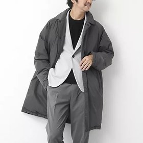 【ノーリーズ グッドマン/NOLLEY'S goodman / MEN】 【TAION/タイオン】別注ダウンステンカラーコート人気、トレンドファッション・服の通販 founy(ファニー) ファッション Fashion メンズファッション MEN ジャケット Jacket ダウン Down デニム Denim パーカー Hoodie ビジネス 仕事 通勤 Business ワッシャー Washer 冬 Winter 別注 Special Order 軽量 Lightweight |ID:prp329100004208958