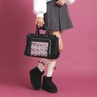 【ピンク ラテ/PINK-latte / KIDS】の【推し活】2WAYフリルバッグ 人気、トレンドファッション・服の通販 founy(ファニー) ファッション Fashion キッズファッション KIDS フリル Frills ポケット Pocket thumbnail ブラック|ID: prp329100004208980 ipo3291000000029592144