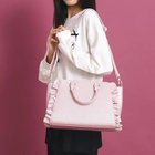 【ピンク ラテ/PINK-latte / KIDS】の【推し活】2WAYフリルバッグ 人気、トレンドファッション・服の通販 founy(ファニー) ファッション Fashion キッズファッション KIDS フリル Frills ポケット Pocket thumbnail ピンク|ID: prp329100004208980 ipo3291000000029592147