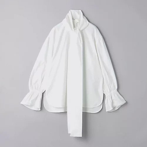 【ユナイテッドアローズ/UNITED ARROWS】のドット ドビー ブラウス インテリア・キッズ・メンズ・レディースファッション・服の通販 founy(ファニー) 　ファッション　Fashion　レディースファッション　WOMEN　トップス・カットソー　Tops/Tshirt　シャツ/ブラウス　Shirts/Blouses　インナー　Inner　カーディガン　Cardigan　ジャケット　Jacket　スリーブ　Sleeve　ドット　Dot　フレア　Flare　おすすめ　Recommend　OFF WHITE|ID: prp329100004210271 ipo3291000000029192317