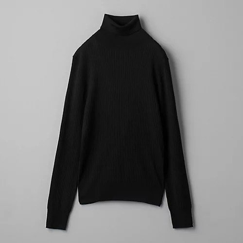 【ユナイテッドアローズ/UNITED ARROWS】のリブ タートルネック ニット インテリア・キッズ・メンズ・レディースファッション・服の通販 founy(ファニー) 　ファッション　Fashion　レディースファッション　WOMEN　トップス・カットソー　Tops/Tshirt　ニット　Knit Tops　タートルネック　Turtleneck　インナー　Inner　カシミヤ　Cashmere　シルク　Silk　シンプル　Simple　ジャケット　Jacket　タートルネック　Turtleneck　バランス　Balance　フィット　Fit　BLACK|ID: prp329100004210272 ipo3291000000029192329