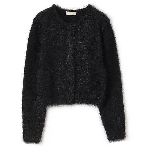 【アモーメント/AMOMENTO】のSHAGGY KNIT CARDIGAN インテリア・キッズ・メンズ・レディースファッション・服の通販 founy(ファニー) 　ファッション　Fashion　レディースファッション　WOMEN　トップス・カットソー　Tops/Tshirt　ニット　Knit Tops　カーディガン　Cardigans　2024年　2024　2024-2025秋冬・A/W　Aw/Autumn/Winter/Fw/Fall/2024-2025　カーディガン　Cardigan　BLACK|ID: prp329100004210277 ipo3291000000029192361