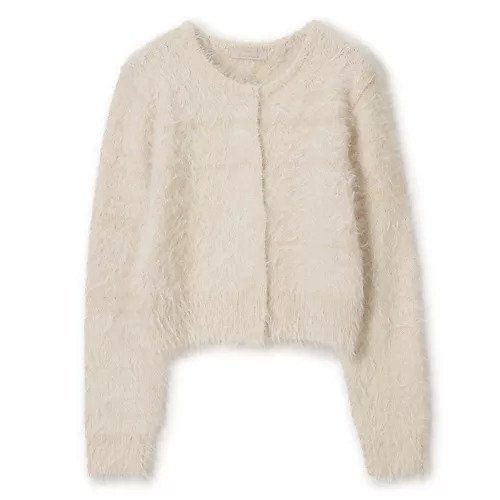 【アモーメント/AMOMENTO】のSHAGGY KNIT CARDIGAN インテリア・キッズ・メンズ・レディースファッション・服の通販 founy(ファニー) 　ファッション　Fashion　レディースファッション　WOMEN　トップス・カットソー　Tops/Tshirt　ニット　Knit Tops　カーディガン　Cardigans　2024年　2024　2024-2025秋冬・A/W　Aw/Autumn/Winter/Fw/Fall/2024-2025　カーディガン　Cardigan　IVORY|ID: prp329100004210277 ipo3291000000029192362