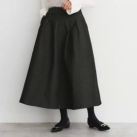 【ザ ショップ ティーケー/THE SHOP TK】のふくれジャガードフレアスカート 人気、トレンドファッション・服の通販 founy(ファニー) ファッション Fashion レディースファッション WOMEN スカート Skirt Aライン/フレアスカート Flared A-Line Skirts エレガント 上品 Elegant シューズ Shoes シンプル Simple スタイリッシュ Stylish スマート Smart テクスチャー Texture ポケット Pocket おすすめ Recommend |ID:prp329100004210291