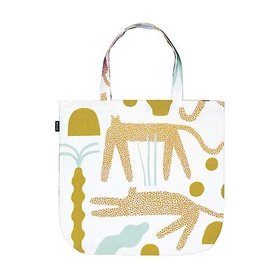 【カウニステ/kauniste】のトートバッグ Safari 人気、トレンドファッション・服の通販 founy(ファニー) ファッション Fashion レディースファッション Fashion for Women バッグ Bags イラスト Illustration ヒョウ Leopard, Animal Print プリント Print, Printed Pattern |ID:prp329100004210312