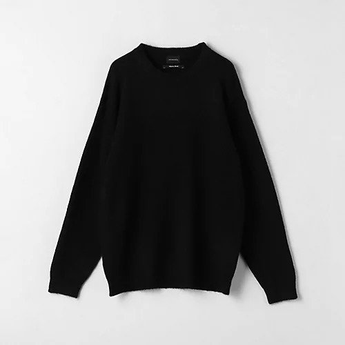 【グリーンレーベルリラクシング/green label relaxing / UNITED ARROWS / MEN】のアルパカ ミックス キモウ クルーネック ニット インテリア・キッズ・メンズ・レディースファッション・服の通販 founy(ファニー) 　ファッション　Fashion　メンズファッション　MEN　インナー　Inner　エアリー　Airy　今季　This Season　ベーシック　Basic　ミックス　Mix　おすすめ　Recommend　BLACK|ID: prp329100004210433 ipo3291000000029193467