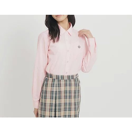 【ピンク ラテ/PINK-latte / KIDS】の【25年入卒・セレモニー・卒服】ベーシック ワンポイント刺繍シャツ インテリア・キッズ・メンズ・レディースファッション・服の通販 founy(ファニー) 　ファッション　Fashion　キッズファッション　KIDS　おすすめ　Recommend　シンプル　Simple　ジャケット　Jacket　スマート　Smart　セレモニー　Ceremony　ベーシック　Basic　ポケット　Pocket　ワンポイント　One Point　今季　This Season　ピンク|ID: prp329100004210459 ipo3291000000029592197