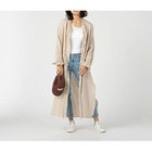 【カバナ/Cabana】の【HPS別注&復刻】リネンフリルシャツワンピース 人気、トレンドファッション・服の通販 founy(ファニー) ファッション Fashion レディースファッション WOMEN ワンピース Dress シャツワンピース Shirt Dresses スリット Slit ポケット Pocket 別注 Special Order thumbnail ベージュ|ID: prp329100004211818 ipo3291000000029205969