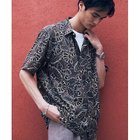 【ザ ショップ ティーケー/THE SHOP TK / MEN】のボタニカルプリント半袖シャツ ブラウン|ID: prp329100004211854 ipo3291000000029206605