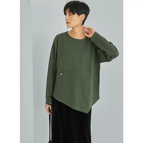 【スタイルデリ/STYLE DELI】のアシンメトリー長袖Tシャツ インテリア・キッズ・メンズ・レディースファッション・服の通販 founy(ファニー) https://founy.com/ ファッション Fashion レディースファッション WOMEN トップス・カットソー Tops/Tshirt シャツ/ブラウス Shirts/Blouses ロング / Tシャツ T-Shirts アクセサリー Accessories アシンメトリー Asymmetry イレギュラーヘム Irregular Hem カットソー Cut And Sew シルバー Silver 長袖 Long Sleeve バランス Balance フレア Flare ポケット Pocket ワイド Wide A/W・秋冬 Aw・Autumn/Winter・Fw・Fall-Winter 夏 Summer |ID: prp329100004214042 ipo3291000000029225393