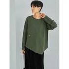 【スタイルデリ/STYLE DELI】のアシンメトリー長袖Tシャツ 人気、トレンドファッション・服の通販 founy(ファニー) ファッション Fashion レディースファッション WOMEN トップス・カットソー Tops/Tshirt シャツ/ブラウス Shirts/Blouses ロング / Tシャツ T-Shirts アクセサリー Accessories アシンメトリー Asymmetry イレギュラーヘム Irregular Hem カットソー Cut And Sew シルバー Silver 長袖 Long Sleeve バランス Balance フレア Flare ポケット Pocket ワイド Wide A/W・秋冬 Aw・Autumn/Winter・Fw・Fall-Winter 夏 Summer thumbnail カーキ|ID: prp329100004214042 ipo3291000000029225395