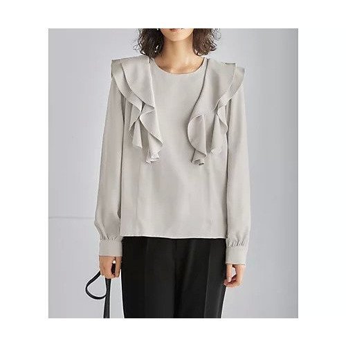 【スタイルデリ/STYLE DELI】のフロントダブルフリルブラウス インテリア・キッズ・メンズ・レディースファッション・服の通販 founy(ファニー) https://founy.com/ ファッション Fashion レディースファッション WOMEN トップス・カットソー Tops/Tshirt シャツ/ブラウス Shirts/Blouses パープル Purple フリル Frills ポケット Pocket A/W・秋冬 Aw・Autumn/Winter・Fw・Fall-Winter 夏 Summer |ID: prp329100004214045 ipo3291000000029225408