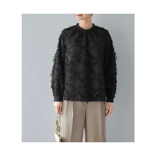 【スタイルデリ/STYLE DELI】の柄状ディコラティブフリンジブラウス 人気、トレンドファッション・服の通販 founy(ファニー) 　ファッション　Fashion　レディースファッション　Ladies' Fashion Online　トップス・カットソー　Tops/Tshirt　シャツ/ブラウス　Shirts/Blouses　インナー　Inner　カーゴパンツ　Cargo Pants　カーディガン　Cardigan　ジャケット　Jacket　スタンド　Stand　とろみ　Thickness　デニム　Denim　ドレープ　Drape　定番　Standard　バランス　Balance　フリンジ　Fringe　ブルゾン　Blouson　ポケット　Pocket　防寒　Cold Protection　メッシュ　Mesh　モコモコ　Fluffy　夏　Summer　 other-1|ID: prp329100004214048 ipo3291000000031915911