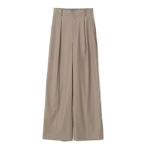 【エムセブンデイズ/M7days】の【コラボ】サイド切り替え脚長タックパンツ インテリア・キッズ・メンズ・レディースファッション・服の通販 founy(ファニー) ファッション Fashion レディースファッション Fashion for Women パンツ Pants & Trousers コラボ Collaboration, Collab シンプル Simple, Minimal トレンド Trend, Trending Now バランス Balance, Style Balance フレア Flare, Flared ワイド Wide, Wide Fit 洗える Machine Washable グレージュ|ID: prp329100004214053 ipo3291000000034757773