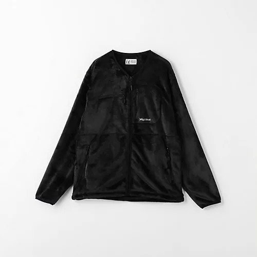 【グリーンレーベルリラクシング/green label relaxing / UNITED ARROWS / MEN】の【別注】GLR ノーカラー フリース ジャケット インテリア・キッズ・メンズ・レディースファッション・服の通販 founy(ファニー) 　ファッション　Fashion　メンズファッション　MEN　アウトドア　Outdoor　カリフォルニア　California　ジャケット　Jacket　ポケット　Pocket　別注　Special Order　BLACK|ID: prp329100004214070 ipo3291000000029225572