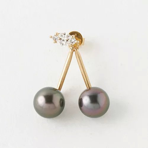 【シンメ/SINME】のCherry pierce左向き(片耳) 人気、トレンドファッション・服の通販 founy(ファニー) 　ファッション　Fashion　レディースファッション　WOMEN　チェリー　Cherry　パール　Pearl　モチーフ　Motif　リーフ　Leaf　片耳　One Ear　 other-1|ID: prp329100004215089 ipo3291000000029580219