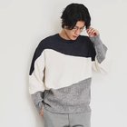 【ザ ショップ ティーケー/THE SHOP TK / MEN】のフェザー切替ウェーブプルオーバー 人気、トレンドファッション・服の通販 founy(ファニー) ファッション Fashion メンズファッション MEN トップス・カットソー Tops/Tshirt/Men ウェーブ Wave コクーン Cocoon スマート Smart フェザー Feather フェザーヤーン Feather Yarn ラウンド Round 切替 Switching thumbnail ネイビー|ID: prp329100004215111 ipo3291000000029231946