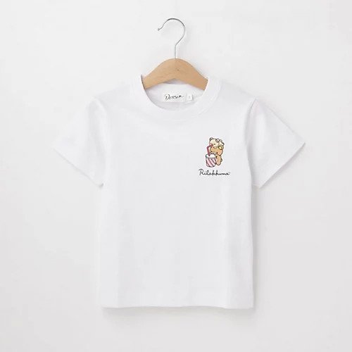 【デッサン/Dessin / KIDS】のリラックマコラボTシャツ インテリア・キッズ・メンズ・レディースファッション・服の通販 founy(ファニー) https://founy.com/ ファッション Fashion キッズファッション KIDS スマート Smart ボトム Bottom ワンポイント One Point |ID: prp329100004215142 ipo3291000000029232261