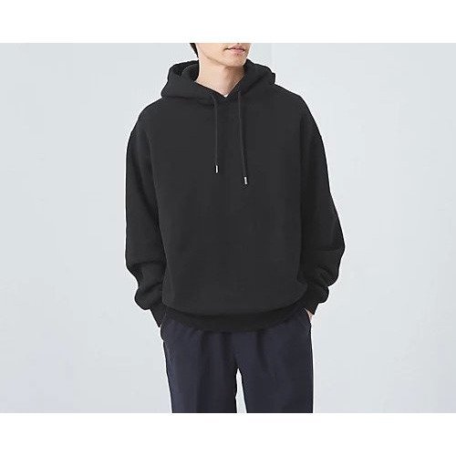 【グリーンレーベルリラクシング/green label relaxing / UNITED ARROWS / MEN】の吊り裏毛 裏起毛 スウェット フーディー パーカー インテリア・キッズ・メンズ・レディースファッション・服の通販 founy(ファニー) 　ファッション　Fashion　メンズファッション　MEN　インナー　Inner　カットソー　Cut And Sew　スウェット　Sweat　パーカー　Hoodie　ポケット　Pocket　リラックス　Relax　ワイド　Wide　おすすめ　Recommend　BLACK|ID: prp329100004216380 ipo3291000000029243495