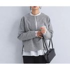 【グリーンレーベル リラクシング / ユナイテッドアローズ/green label relaxing / UNITED ARROWS】のウーリー ブークレ プルオーバー カットソー LT.GRAY|ID:prp329100004217484