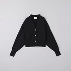 【ユナイテッドアローズ/UNITED ARROWS】のウール ショート Vネックカーディガン BLACK|ID:prp329100004217492