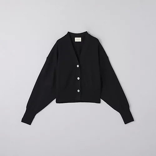 【ユナイテッドアローズ/UNITED ARROWS】のウール ショート Vネックカーディガン インテリア・キッズ・メンズ・レディースファッション・服の通販 founy(ファニー) 　ファッション　Fashion　レディースファッション　WOMEN　トップス・カットソー　Tops/Tshirt　カーディガン　Cardigans　Vネック　V-Neck　イタリア　Italy　カーディガン　Cardigan　ショート　Short　なめらか　Smooth　バランス　Balance　リラックス　Relax　おすすめ　Recommend　BLACK|ID: prp329100004217492 ipo3291000000029253819