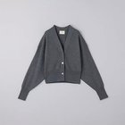 【ユナイテッドアローズ/UNITED ARROWS】のウール ショート Vネックカーディガン DK.GRAY|ID:prp329100004217492