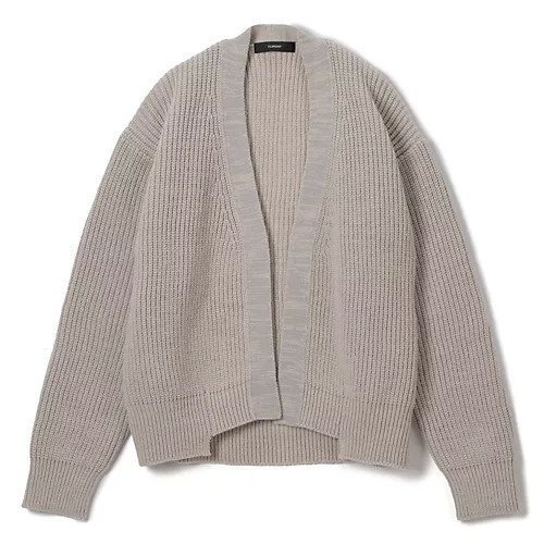 【フローレント/FLORENT】のBULKY KNIT CARDIGAN インテリア・キッズ・メンズ・レディースファッション・服の通販 founy(ファニー) 　ファッション　Fashion　レディースファッション　WOMEN　トップス・カットソー　Tops/Tshirt　ニット　Knit Tops　カーディガン　Cardigans　カーディガン　Cardigan　畦　Ridge　軽量　Lightweight　L.GRY|ID: prp329100004217493 ipo3291000000029253823