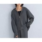 【グリーンレーベル リラクシング / ユナイテッドアローズ/green label relaxing / UNITED ARROWS】のW/AC パフニット フーディー -ウォッシャブル- DK.GRAY|ID:prp329100004217498