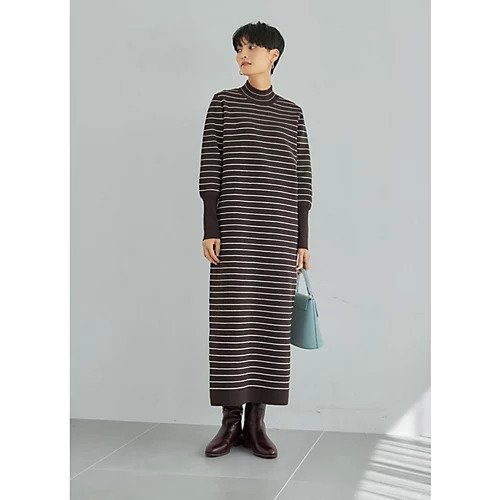 【スタイルデリ/STYLE DELI】の立体ボーダーニットワンピース インテリア・キッズ・メンズ・レディースファッション・服の通販 founy(ファニー) https://founy.com/ ファッション Fashion レディースファッション WOMEN ワンピース Dress ニットワンピース Knit Dresses イエロー Yellow ギャザー Gather スリット Slit センター Center バランス Balance ボーダー Border ポケット Pocket ミックス Mix ループ Loop A/W・秋冬 Aw・Autumn/Winter・Fw・Fall-Winter |ID: prp329100004217535 ipo3291000000029254029