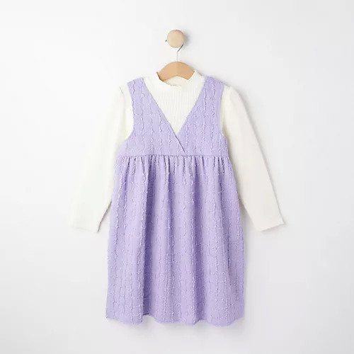 【シューラルー/SHOO LA RUE / KIDS】の【110-140cm】くしゅくしゅジャカードドッキングワンピース インテリア・キッズ・メンズ・レディースファッション・服の通販 founy(ファニー) https://founy.com/ ファッション Fashion キッズファッション KIDS ワンピース Dress/Kids インナー Inner ガーリー Girly ジャカード Jacquard ドッキング Docking ポケット Pocket ラベンダー Lavender |ID: prp329100004217657 ipo3291000000029254515