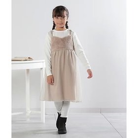 【シューラルー/SHOO LA RUE / KIDS】の【110-140cm】 心ときめく フェイクファー チュール ドッキングワンピース 人気、トレンドファッション・服の通販 founy(ファニー) ファッション Fashion キッズファッション KIDS ワンピース Dress/Kids おすすめ Recommend インナー Inner キャミワンピース Cami Dress ジャカード Jacquard チュール Tulle ドッキング Docking フェイクファー Faux Fur ポケット Pocket 冬 Winter 年末年始 The Year-End And New Year Holidays |ID:prp329100004217658