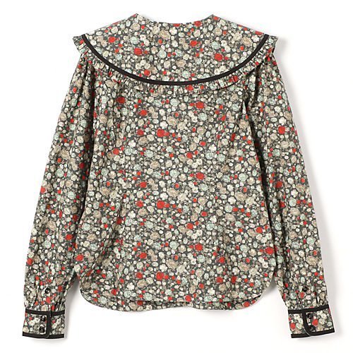 【ガニー/GANNI】のPrinted Cotton Shirt 人気、トレンドファッション・服の通販 founy(ファニー) 　ファッション　Fashion　レディースファッション　WOMEN　トップス・カットソー　Tops/Tshirt　シャツ/ブラウス　Shirts/Blouses　2024年　2024　2024-2025秋冬・A/W　Aw/Autumn/Winter/Fw/Fall/2024-2025　クラシカル　Classical　パイピング　Piping　フリル　Frills　プリント　Print　ローズ　Rose　洗える　Washable　other-2|ID: prp329100004222486 ipo3291000000031283734