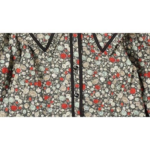 【ガニー/GANNI】のPrinted Cotton Shirt 人気、トレンドファッション・服の通販 founy(ファニー) 　ファッション　Fashion　レディースファッション　WOMEN　トップス・カットソー　Tops/Tshirt　シャツ/ブラウス　Shirts/Blouses　2024年　2024　2024-2025秋冬・A/W　Aw/Autumn/Winter/Fw/Fall/2024-2025　クラシカル　Classical　パイピング　Piping　フリル　Frills　プリント　Print　ローズ　Rose　洗える　Washable　other-3|ID: prp329100004222486 ipo3291000000031283737