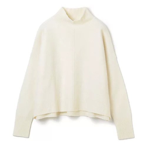 【スアデオ/suadeo】の圧縮ウールモックネックニット インテリア・キッズ・メンズ・レディースファッション・服の通販 founy(ファニー) 　ファッション　Fashion　レディースファッション　Fashion for Women　トップス・カットソー　Cut & Sew Tops　ニット　Knit Tops & Sweaters　タートル　Turtleneck, Turtle Collar　フェルト　Felt, Felt Fabric　ホワイト|ID: prp329100004222495 ipo3291000000034605640