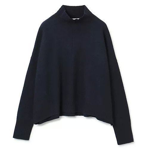 【スアデオ/suadeo】の圧縮ウールモックネックニット インテリア・キッズ・メンズ・レディースファッション・服の通販 founy(ファニー) 　ファッション　Fashion　レディースファッション　Fashion for Women　トップス・カットソー　Cut & Sew Tops　ニット　Knit Tops & Sweaters　タートル　Turtleneck, Turtle Collar　フェルト　Felt, Felt Fabric　ネイビー|ID: prp329100004222495 ipo3291000000035913051