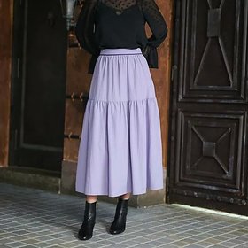 【ドレステリア/DRESSTERIOR】 バックジップ切り替えボリュームスカート人気、トレンドファッション・服の通販 founy(ファニー) ファッション Fashion レディースファッション WOMEN スカート Skirt バッグ Bag グログラン Grosgrain スマート Smart ティアード Tiered バランス Balance ポケット Pocket ラベンダー Lavender 冬 Winter 夏 Summer |ID:prp329100004222521