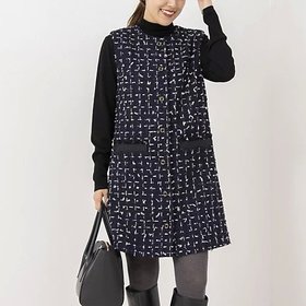 【ノーリーズ/NOLLEY'S】のツイードジレワンピース 人気、トレンドファッション・服の通販 founy(ファニー) ファッション Fashion レディースファッション WOMEN アウター Coat Outerwear 2024年 2024 2024-2025秋冬・A/W Aw/Autumn/Winter/Fw/Fall/2024-2025 オケージョン Occasion タイツ Tights ツイード Tweed メッシュ Mesh |ID:prp329100004222572