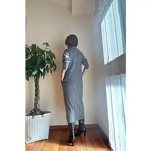 【イーバイエクラ/E by eclat】のraspail for E by eclat ウールジャージーワンピース 人気、トレンドファッション・服の通販 founy(ファニー) 　ファッション　Fashion　レディースファッション　Fashion for Women　ワンピース　Dresses　おすすめ　Recommended / Our Picks　なめらか　Smooth, Silky Texture　カフス　Cuff Design　タートルネック　Turtleneck, High Neck　ドレープ　Drape, Draping Fabric　エレガント 上品　Elegant　洗える　Machine Washable　other-3|ID: prp329100004222574 ipo3291000000031863184