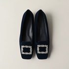 【オデット エ オディール/Odette e Odile】のビジューバックルオペラ フラット20↑ NAVY|ID:prp329100004222593