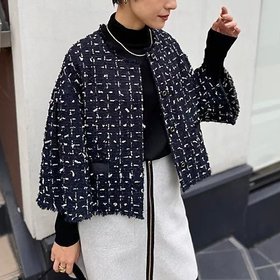 【ノーリーズ/NOLLEY'S】 ツイードショートジャケット人気、トレンドファッション・服の通販 founy(ファニー) ファッション Fashion レディースファッション WOMEN アウター Coat Outerwear ジャケット Jackets 2024年 2024 2024-2025秋冬・A/W Aw/Autumn/Winter/Fw/Fall/2024-2025 おすすめ Recommend シンプル Simple ジャケット Jacket ツイード Tweed メッシュ Mesh ワイド Wide |ID:prp329100004222649