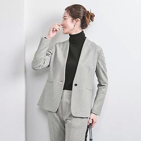 【ユナイテッドアローズ/UNITED ARROWS】 クラシックツイード ノーラペル ジャケット人気、トレンドファッション・服の通販 founy(ファニー) ファッション Fashion レディースファッション WOMEN アウター Coat Outerwear ジャケット Jackets インナー Inner クラシック Classic コンパクト Compact シャンブレー Chambray ジャケット Jacket とろみ Thickness ツイード Tweed フィット Fit おすすめ Recommend |ID:prp329100004222655