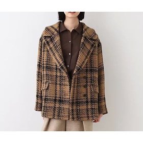 【インディヴィ バイ/INDIVI V.A.I】 【日本製】ビッグチェック柄ショートコート人気、トレンドファッション・服の通販 founy(ファニー) ファッション Fashion レディースファッション WOMEN アウター Coat Outerwear コート Coats アシンメトリー Asymmetry ショート Short スマート Smart スーツ Suit チェック Check テーパード Tapered ビッグ Big フェミニン Feminine ポケット Pocket マニッシュ Mannish ミドル Middle ワイド Wide 日本製 Made In Japan |ID:prp329100004222677