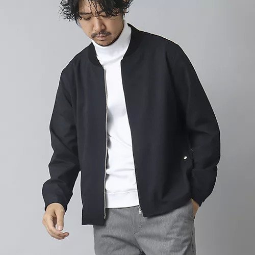 【ノーリーズ グッドマン/NOLLEY'S goodman / MEN】の【ACTIVE SECT】《限定展開 / イージーケア》LANATEC MA-1 シャツブルゾン インテリア・キッズ・メンズ・レディースファッション・服の通販 founy(ファニー) 　ファッション　Fashion　メンズファッション　MEN　ウォッシャブル　Washable　ジャケット　Jacket　ストレッチ　Stretch　スマート　Smart　セットアップ　Set Up　ブルゾン　Blouson　エレガント 上品　Elegant　ネイビー|ID: prp329100004222745 ipo3291000000029502062